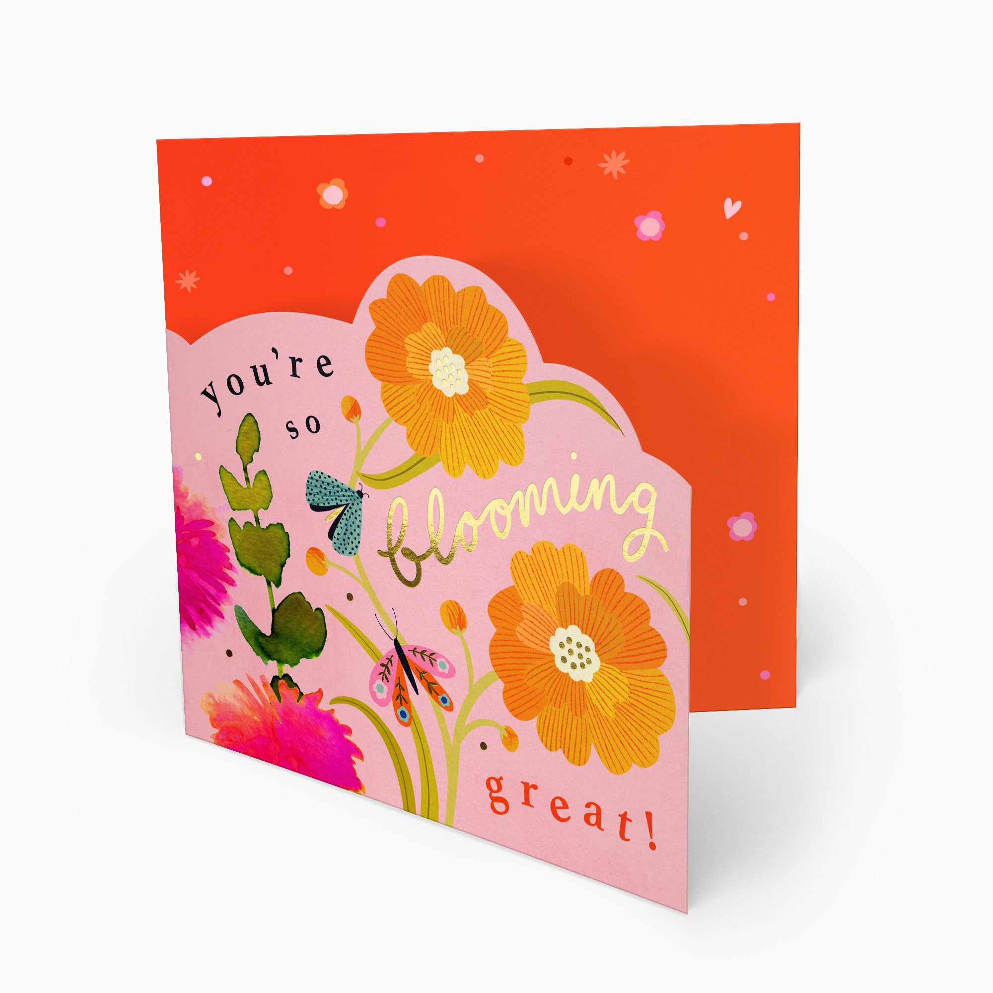 Luxury Card-LN161 - Bright Summer Floral Blooming Great Card-Whistlefish