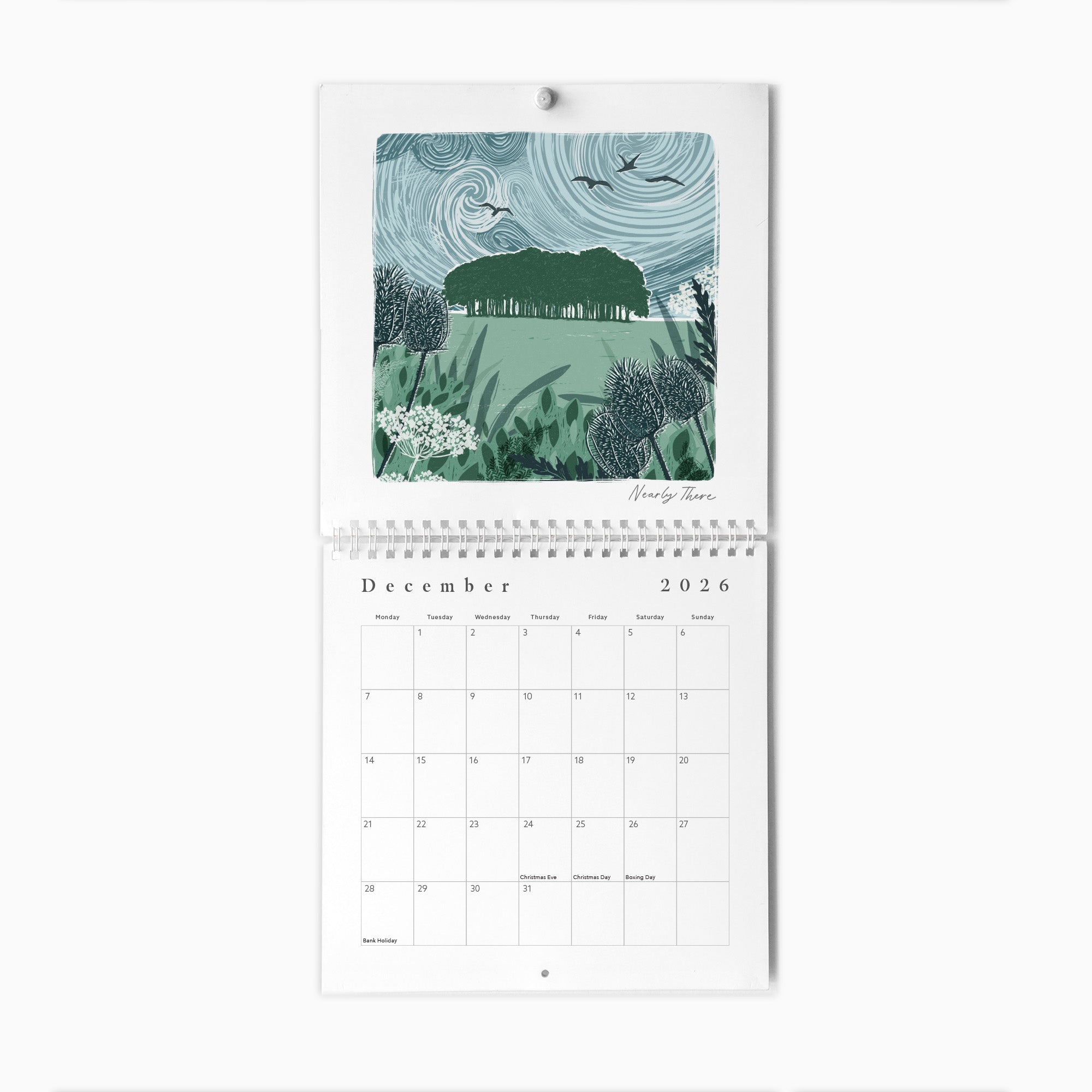 Calendar-WF2027CA - Cornish Linos Calendar Square-Whistlefish