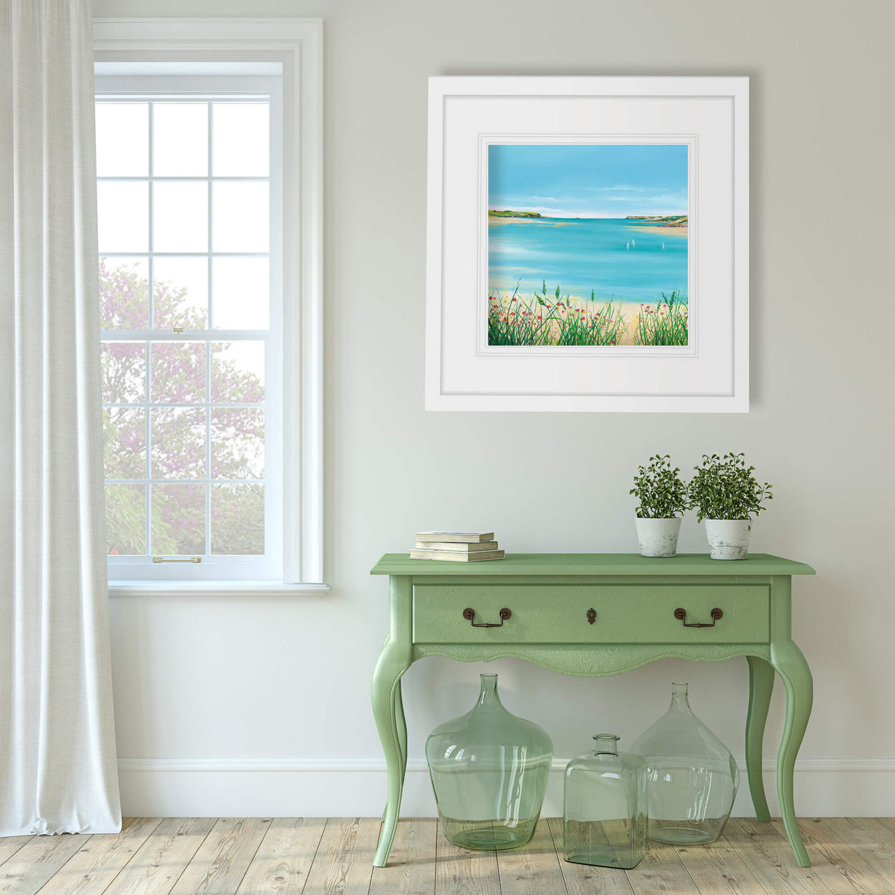 Print-IC235P - Camel Estuary Art Print-Whistlefish