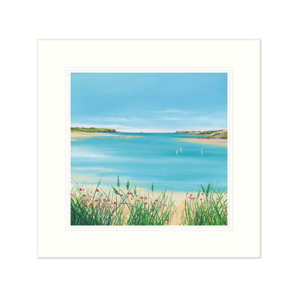 Camel Estuary Mounted Print - Whistlefish