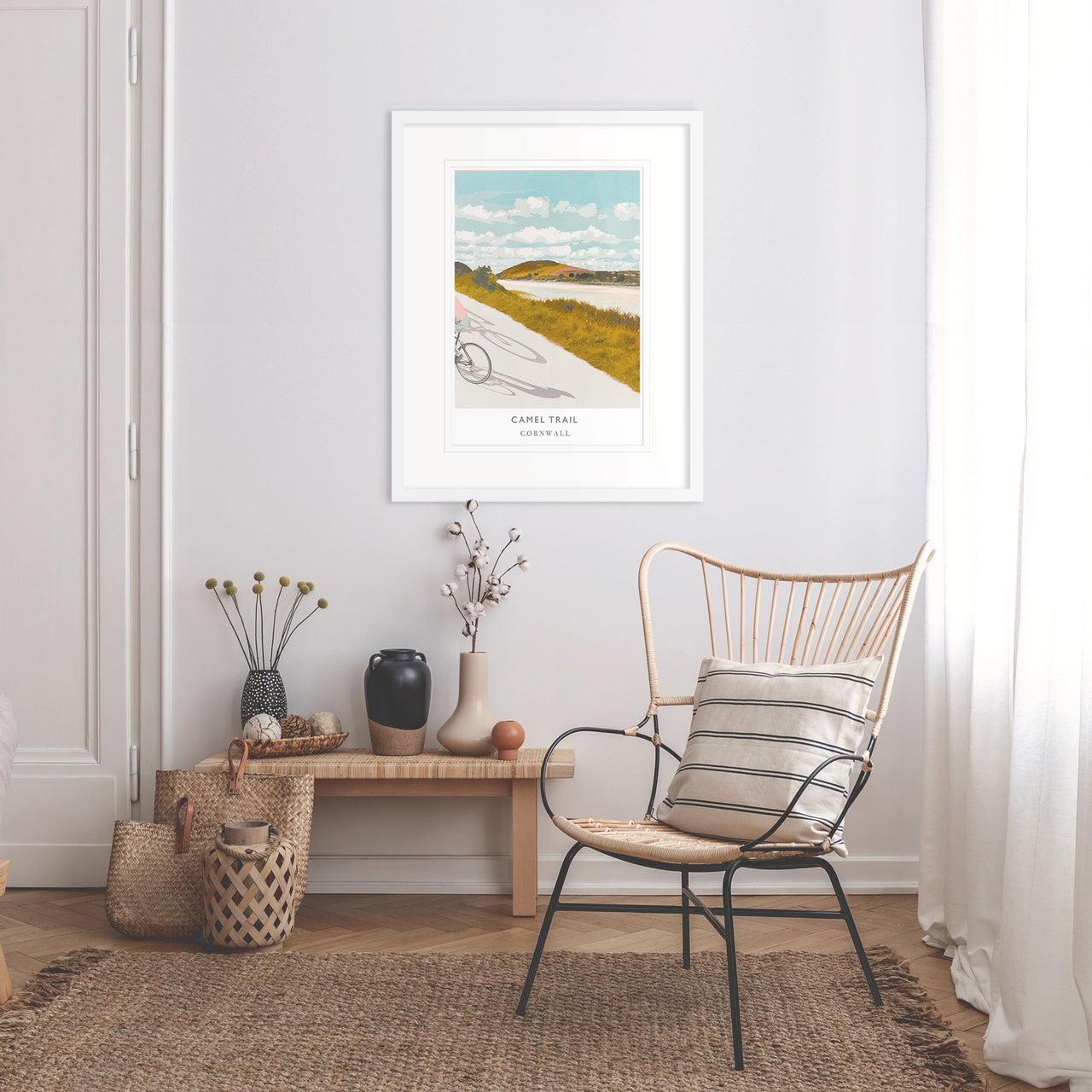 Framed Print-WF82F - Camel Trail Framed Print-Whistlefish