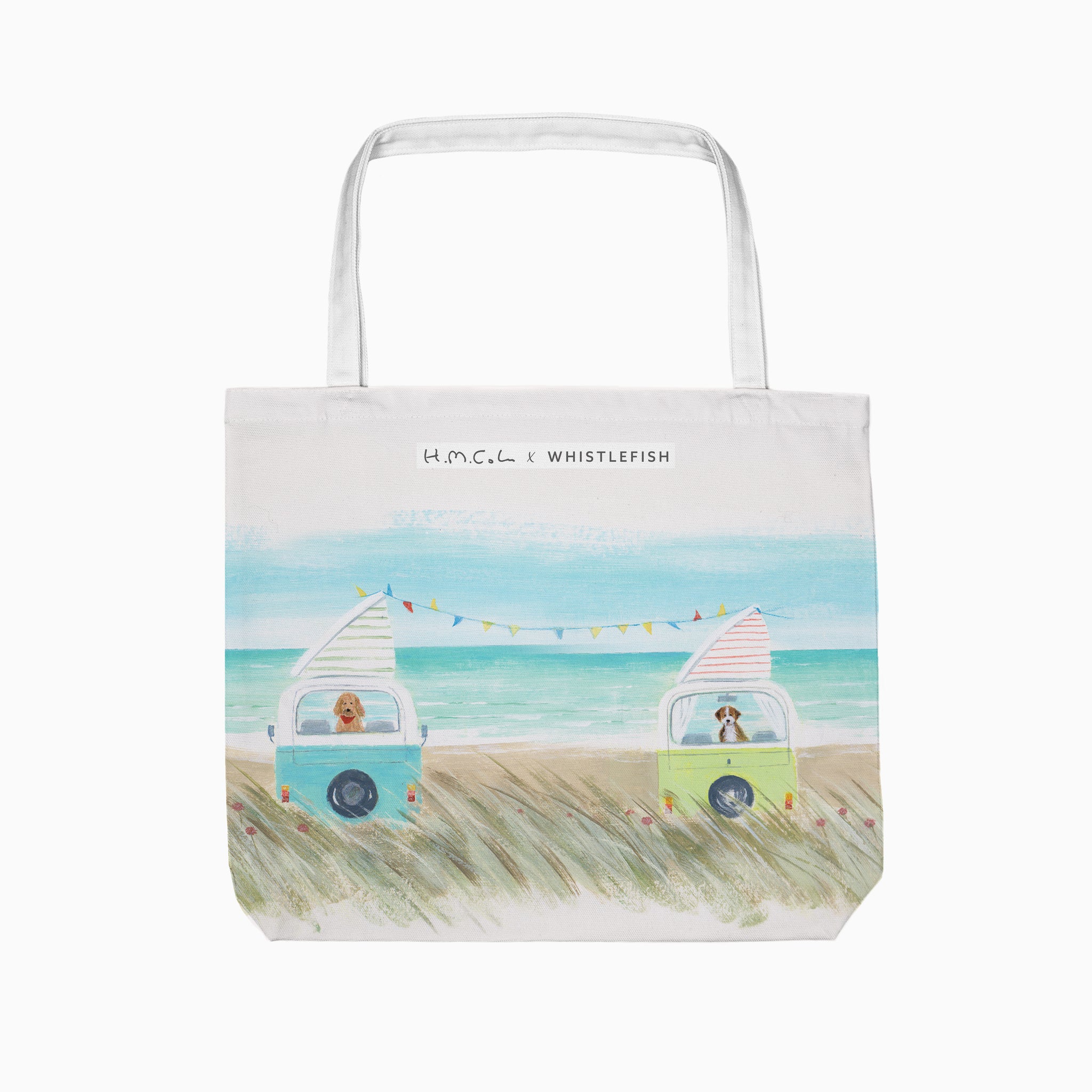 Tote Bag-HC19TB - Camper Dogs Tote Bag-Hannah Cole
