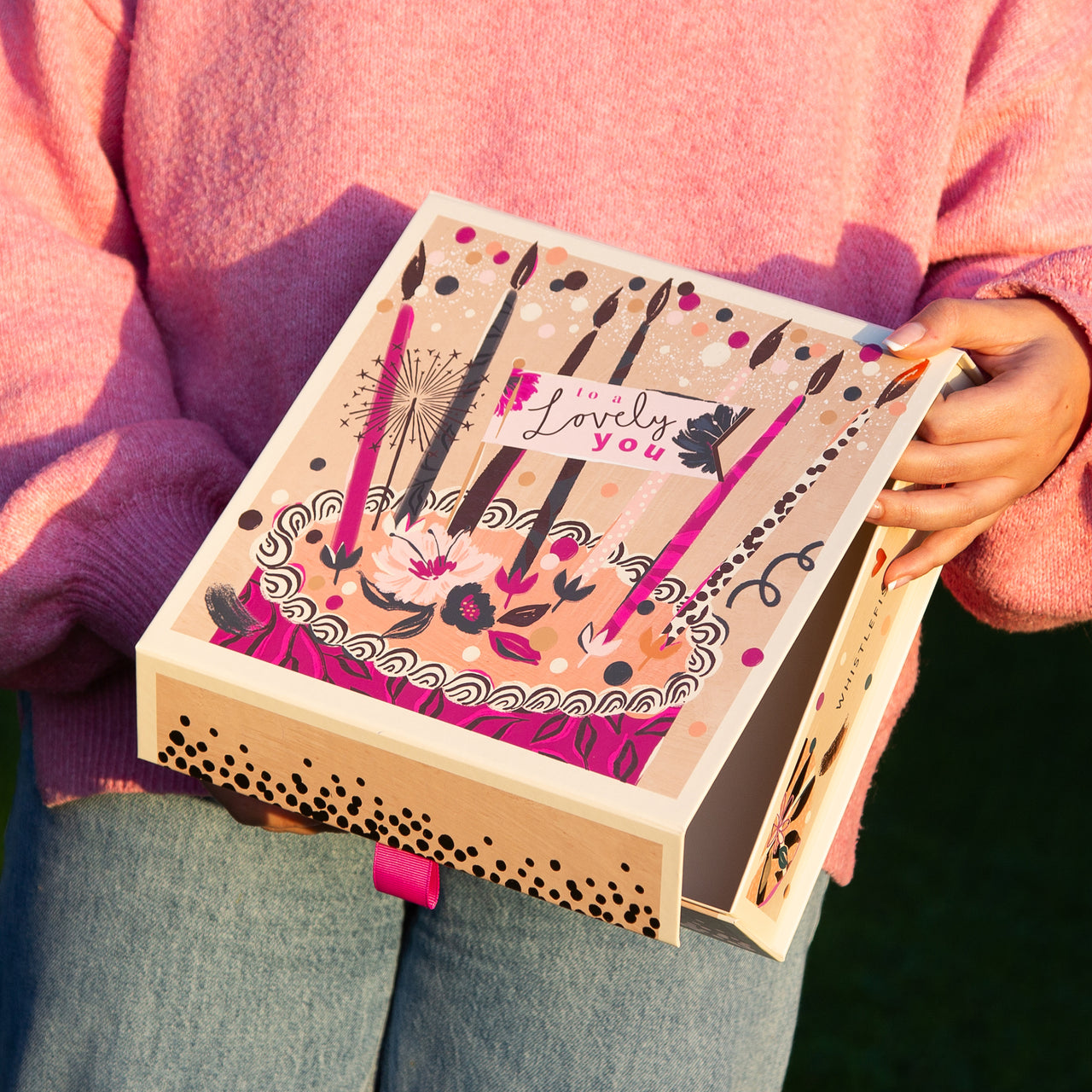 Magnetic Box-MBX03 - Candle Wishes Birthday Magnetic Gift Box-Whistlefish