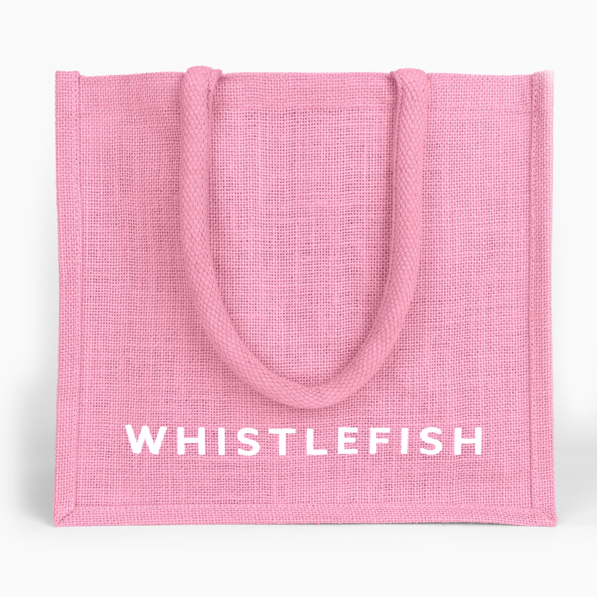 Large Jute Bag-JB223 - Candyfloss Large Jute Bag-Whistlefish
