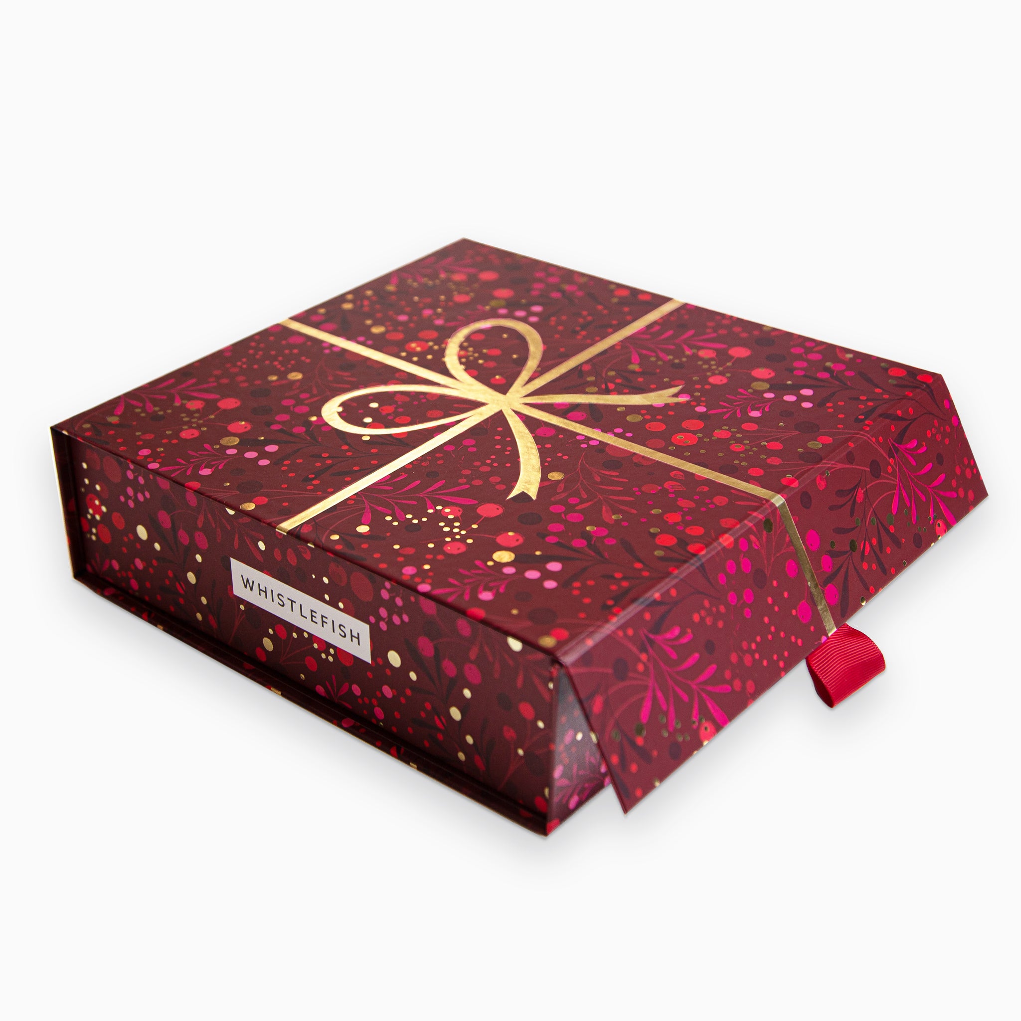 Christmas Magnetic Box-MBX07 - Christmas Present Magnetic Gift Box-Whistlefish