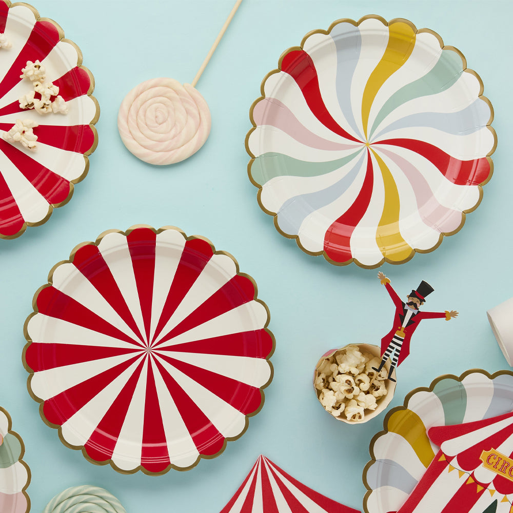 Paper Plates-HBCP110 - Circus Paper Plates-Hootyballoo