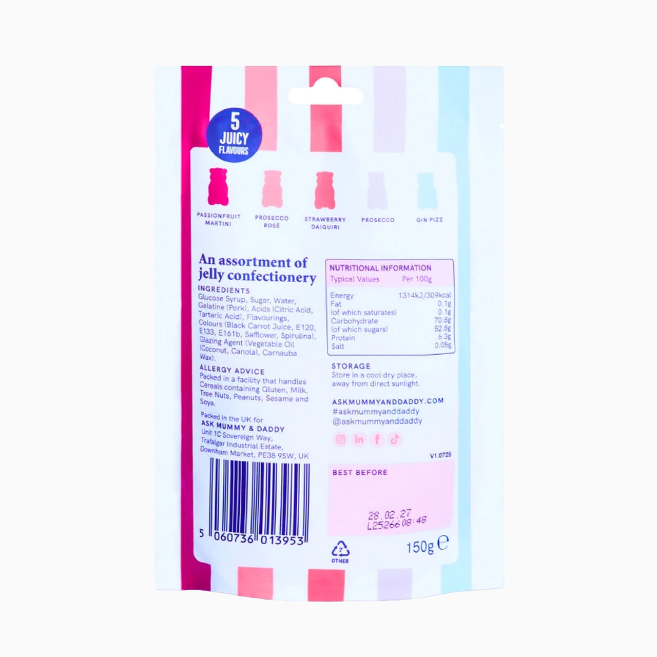 Sweet Share Bag-5060736013786 - Cocktail Mix Share Bag-Ask Mummy & Daddy