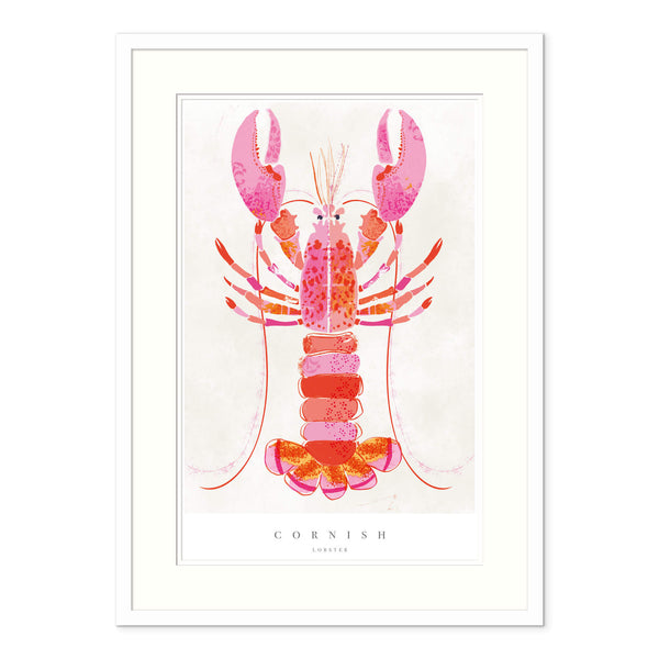 Cornish Lobster Large Framed Print - Whistlefish