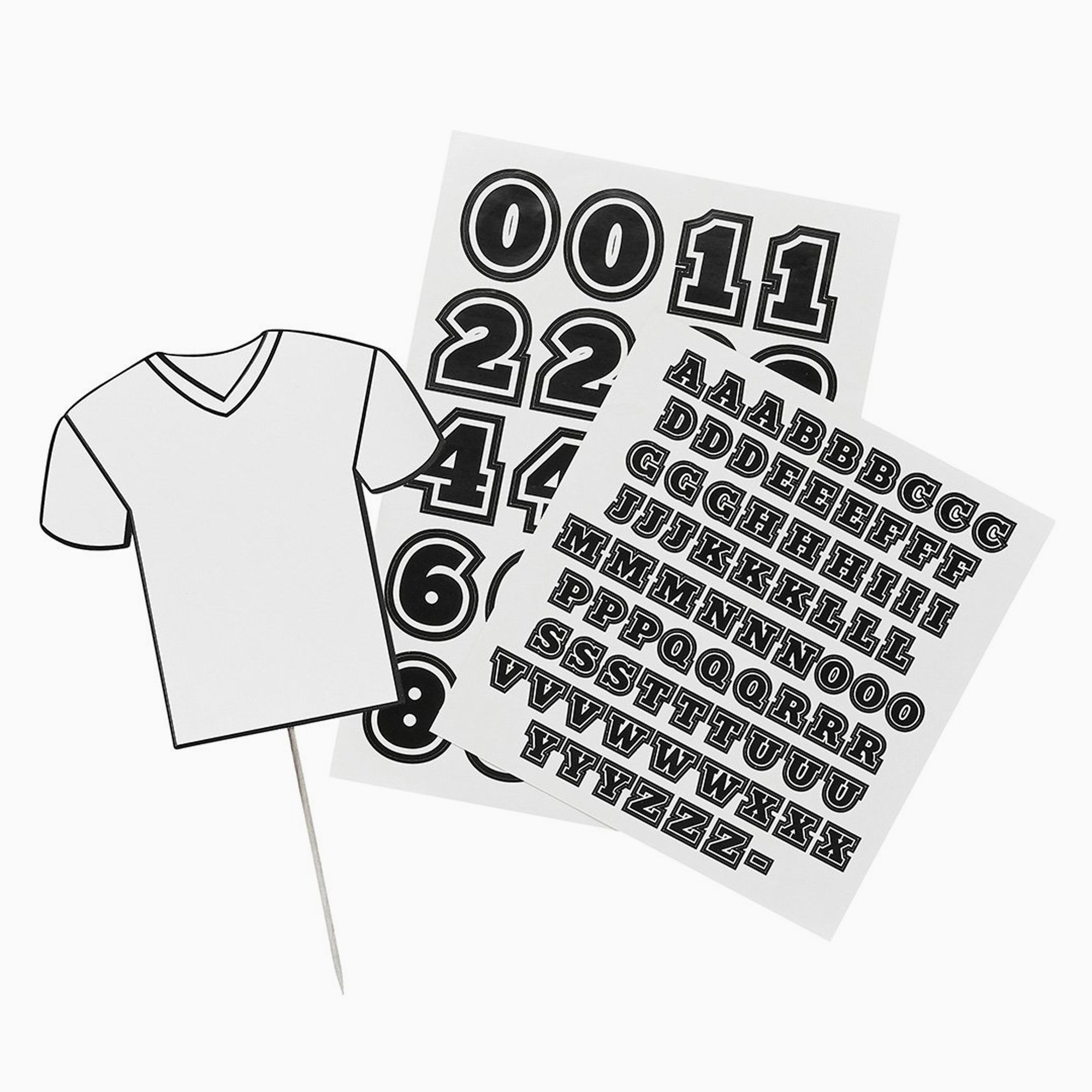 Cake Topper-HBFB105 - Customisable Football Shirt Cake Topper-Hootyballoo