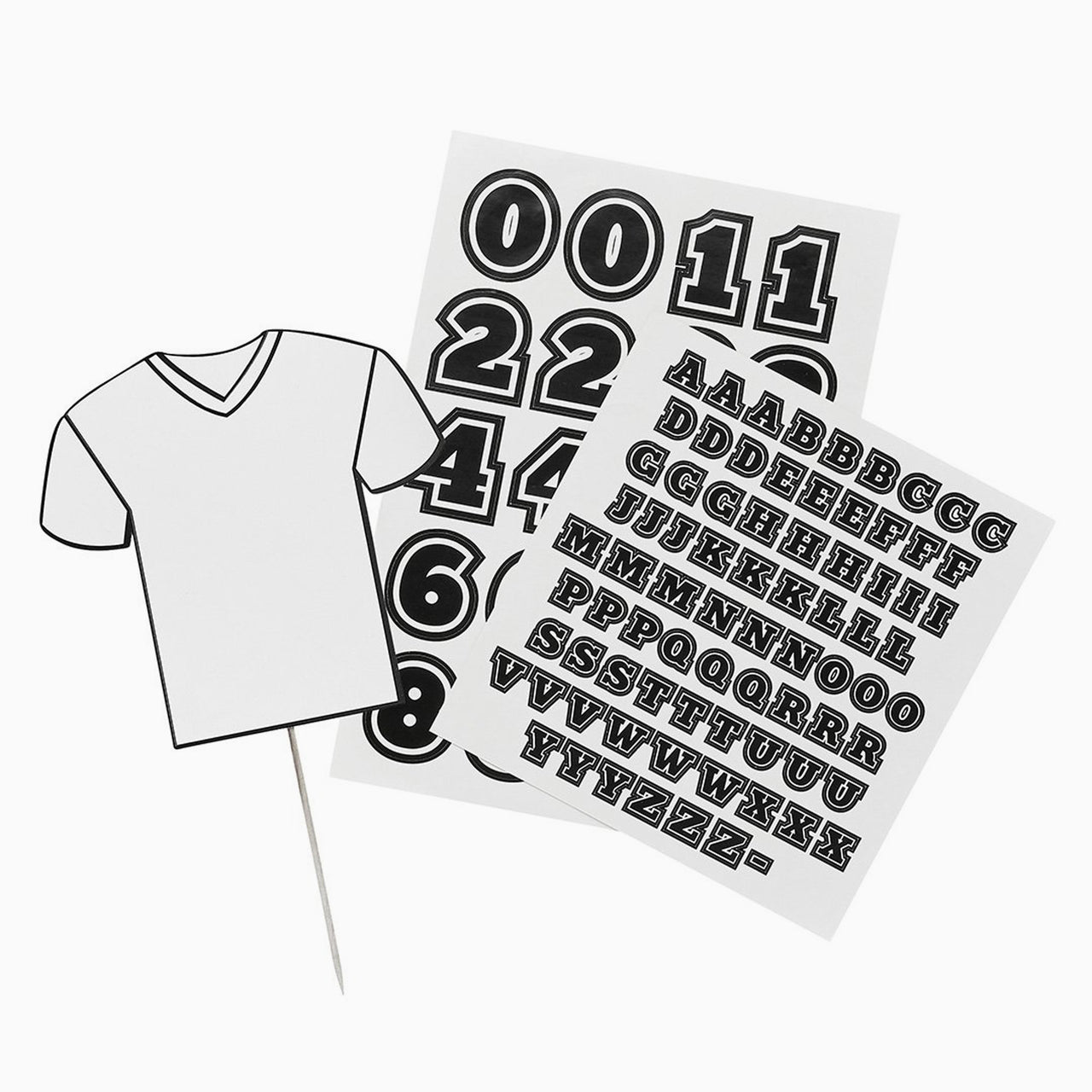 Cake Topper-HBFB105 - Customisable Football Shirt Cake Topper-Hootyballoo