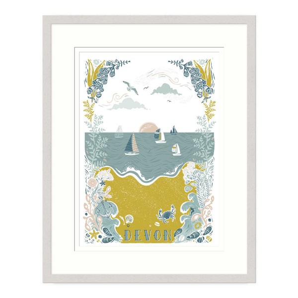 Devon Lino Framed Print - Whistlefish