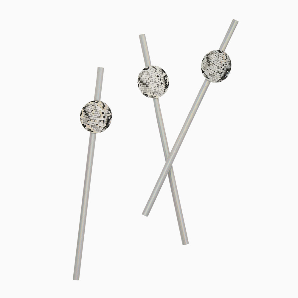Straws-HBDP105 - Disco Paper Straws-Hootyballoo