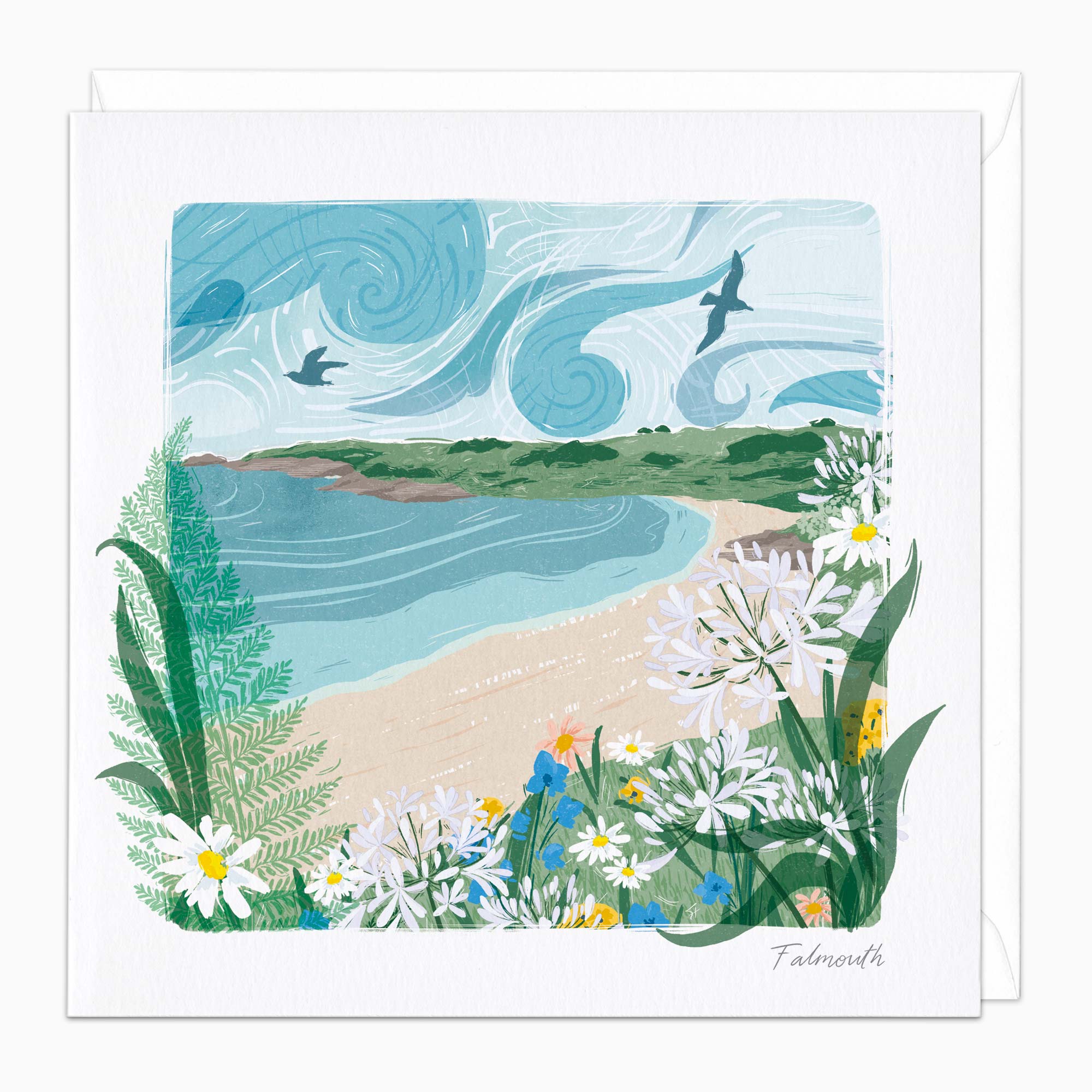 Greeting Card-G581 - Falmouth Art Card-Whistlefish