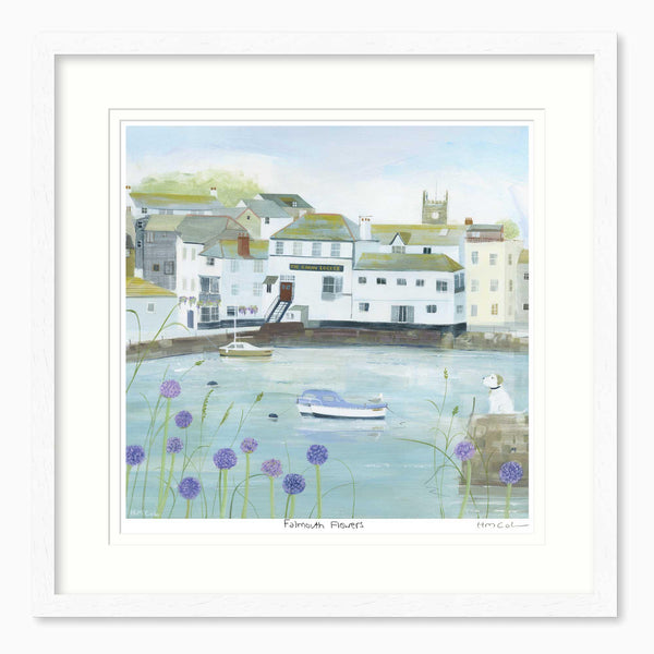 Framed Print-HC335F - Falmouth Flowers Framed Print-Hannah Cole