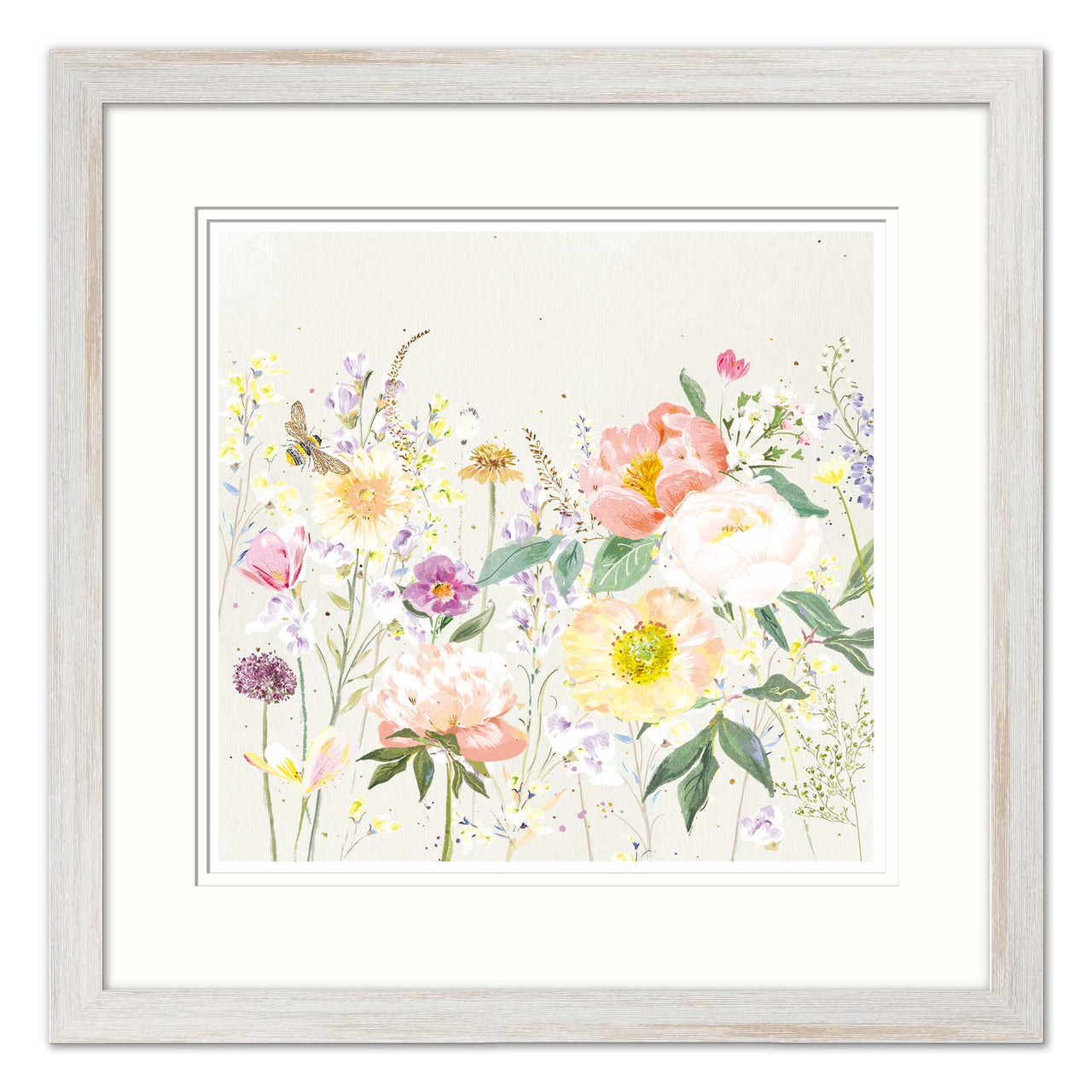 Framed Print-WF880F - Floral Bouquet Small Framed Print-Whistlefish
