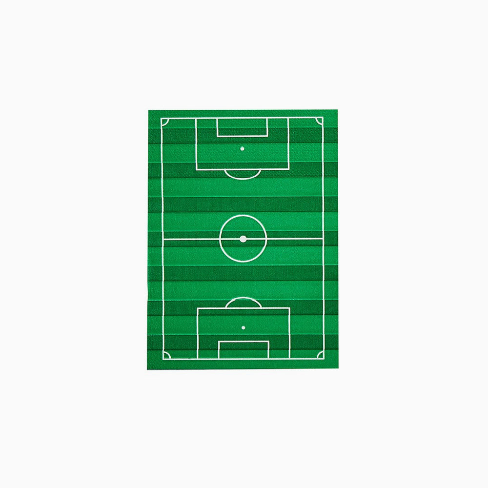 Paper Napkins-HBFB103 - Football Pitch Paper Napkins-Hootyballoo