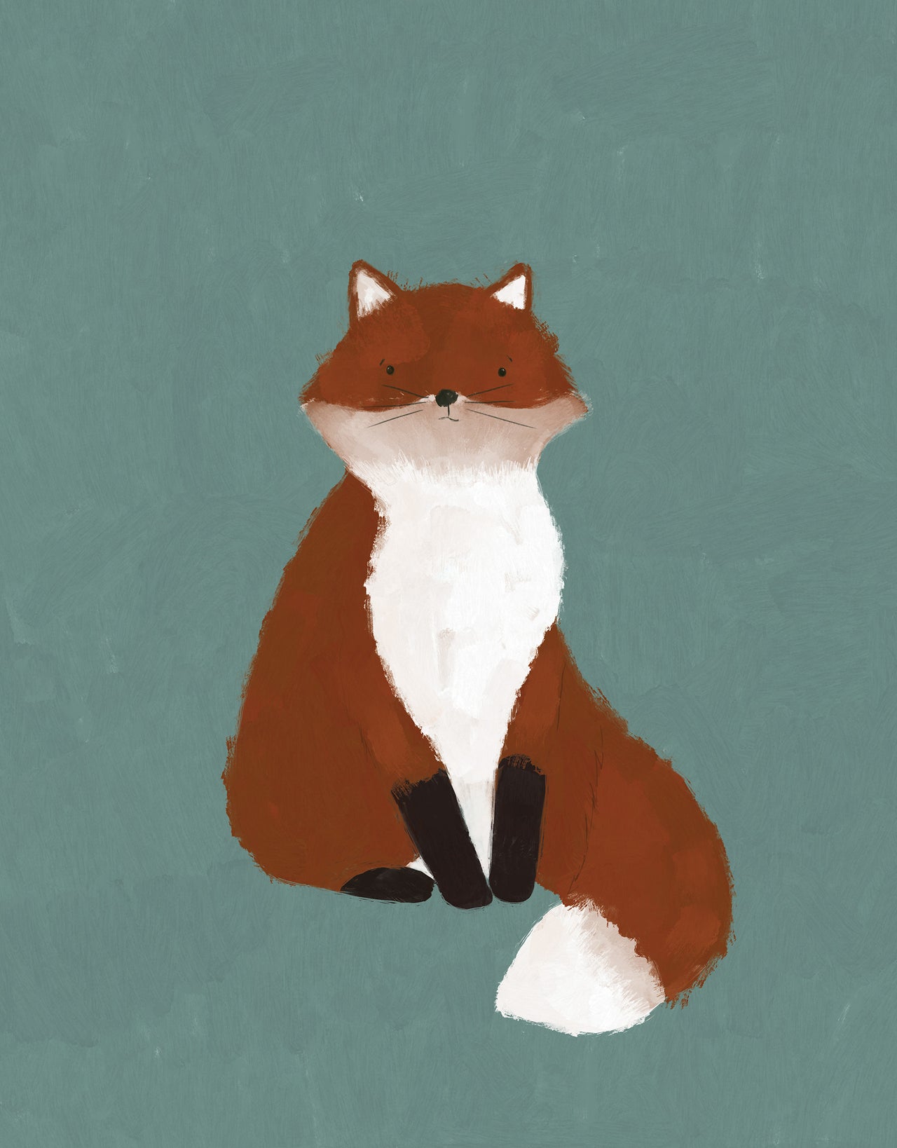 Framed Print-WF1110F - Fox Large Framed Print-Whistlefish