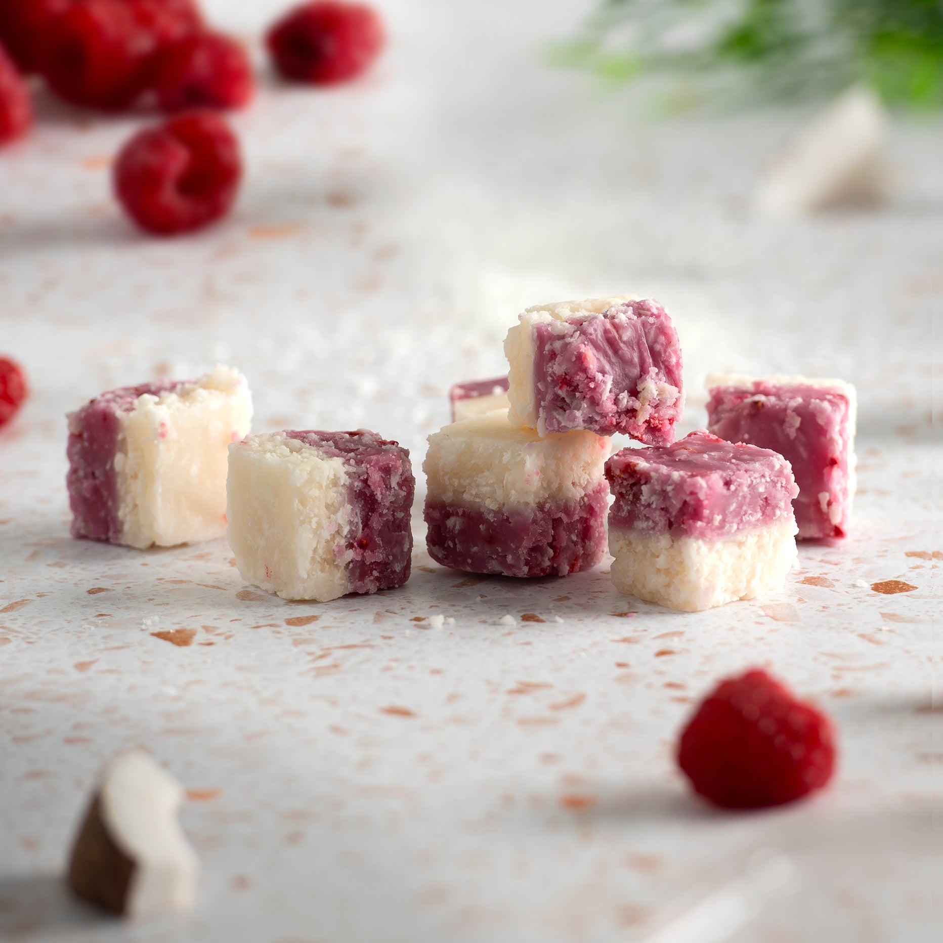 Fudge-6250 - Fudge Kitchen Raspberry Coconut Ice-Fudge Kitchen