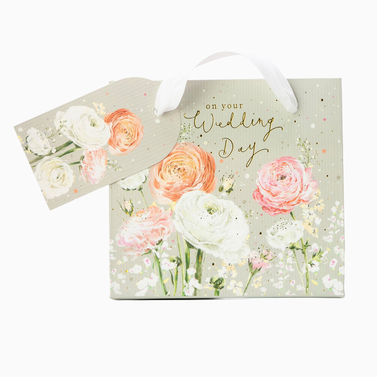 Gift Bag-RA01SB - Ranunculus Blooms Gift Bag Small-Whistlefish