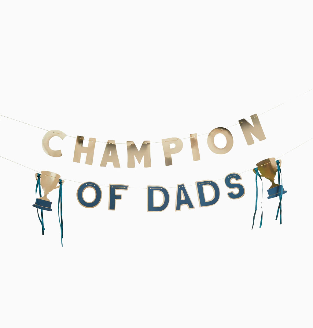 Banner-HBBD108 - Gold Champion of Dads Banner-HootyBalloo
