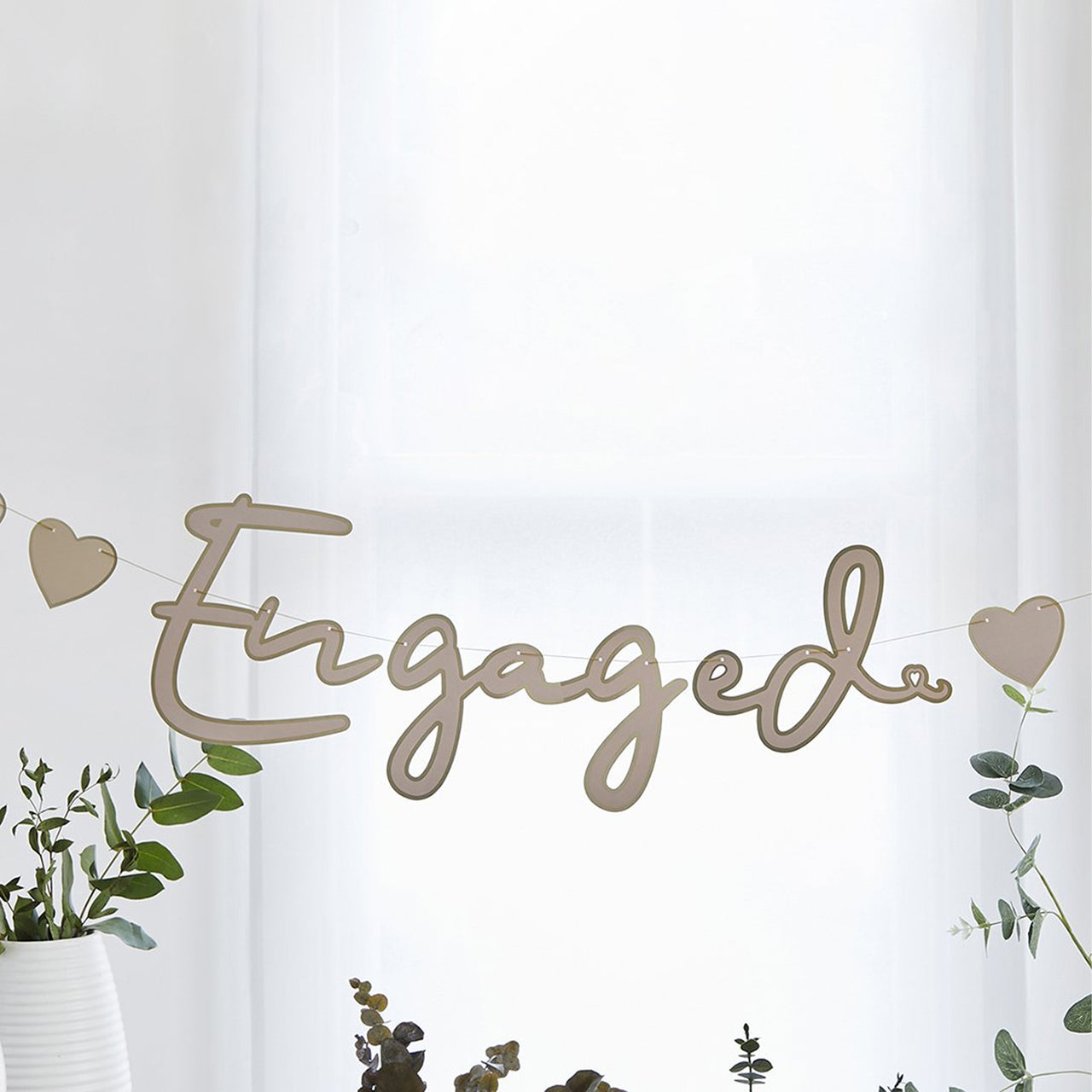 Banner-HBEG100 - Gold Engaged Banner-Hootyballoo