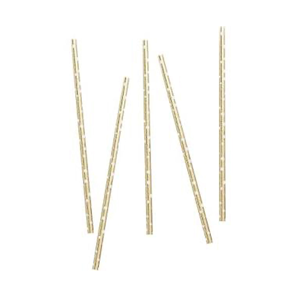Straws-HBMM145 - Golden Spotted Paper Straws-Hootyballoo