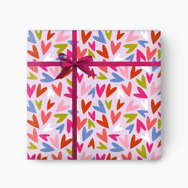 Happy Hearts Wrapping Paper - Whistlefish