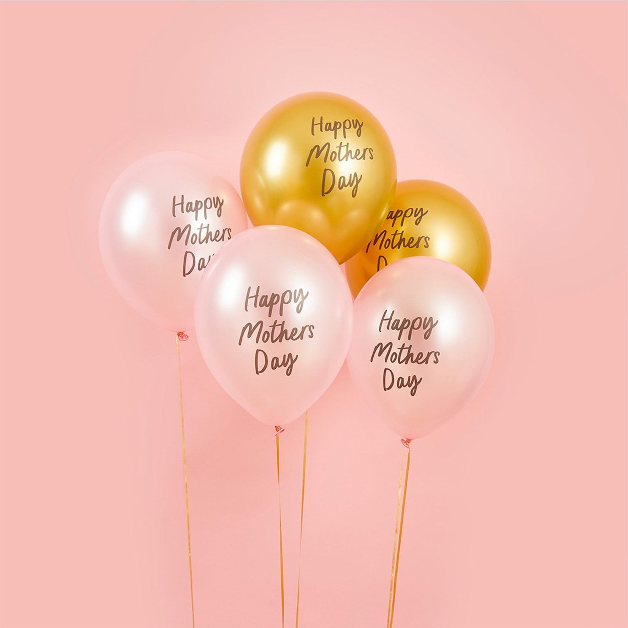 Balloons-HBBM111 - Happy Mothers Day 12" Latex Balloons-Hootyballoo