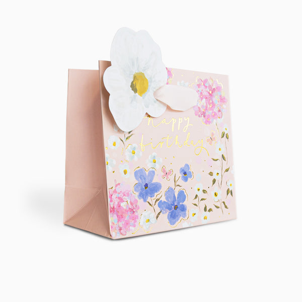 Gift Bag-WGB02SB - Hydrangea Garden Small Gift Bag-Whistlefish