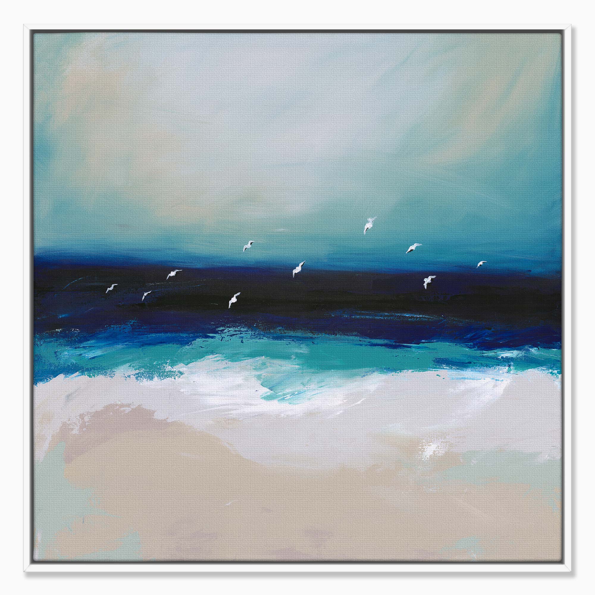 Into The Deep Framed Canvas Whistlefish