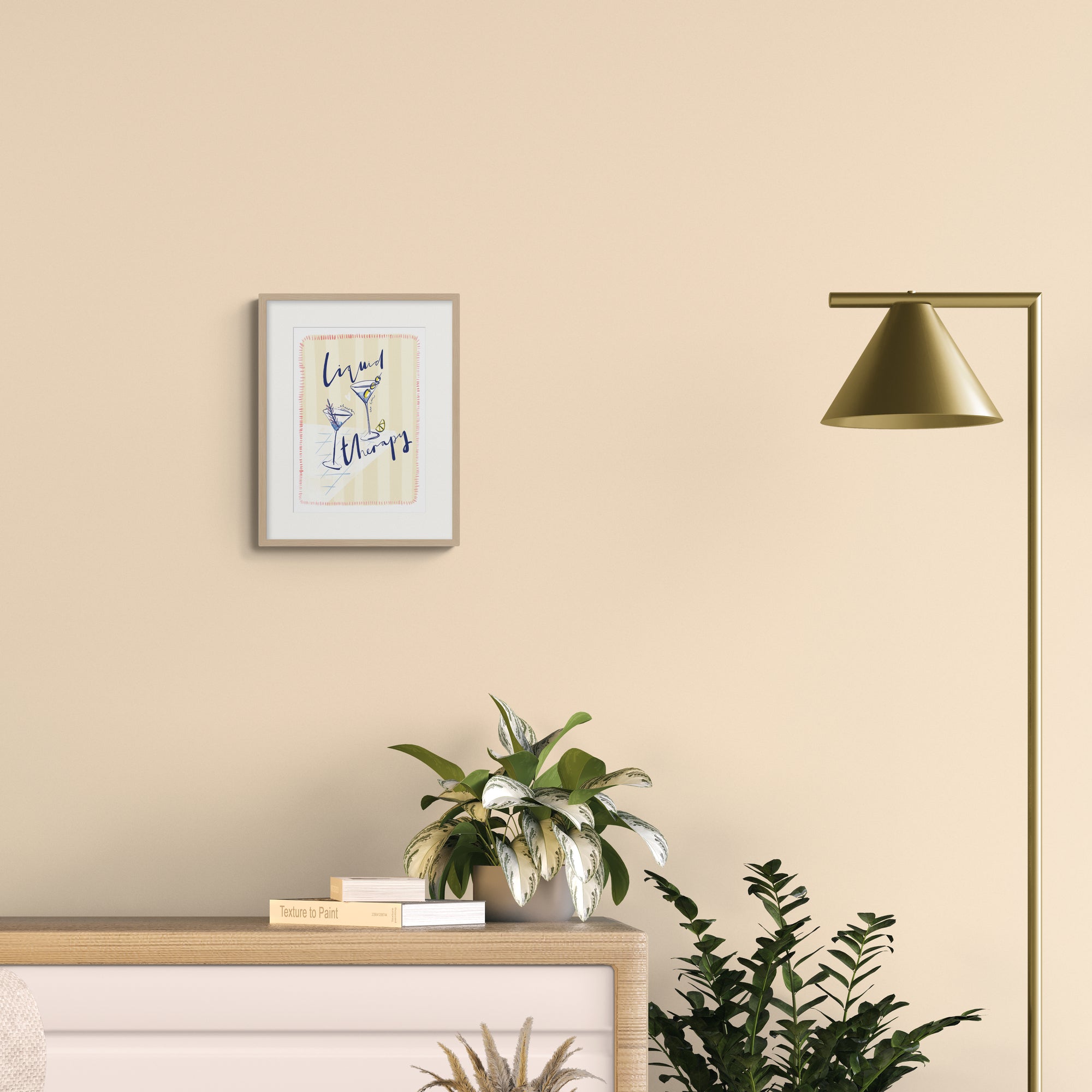 Liquid Therapy Yellow Framed Print - Whistlefish
