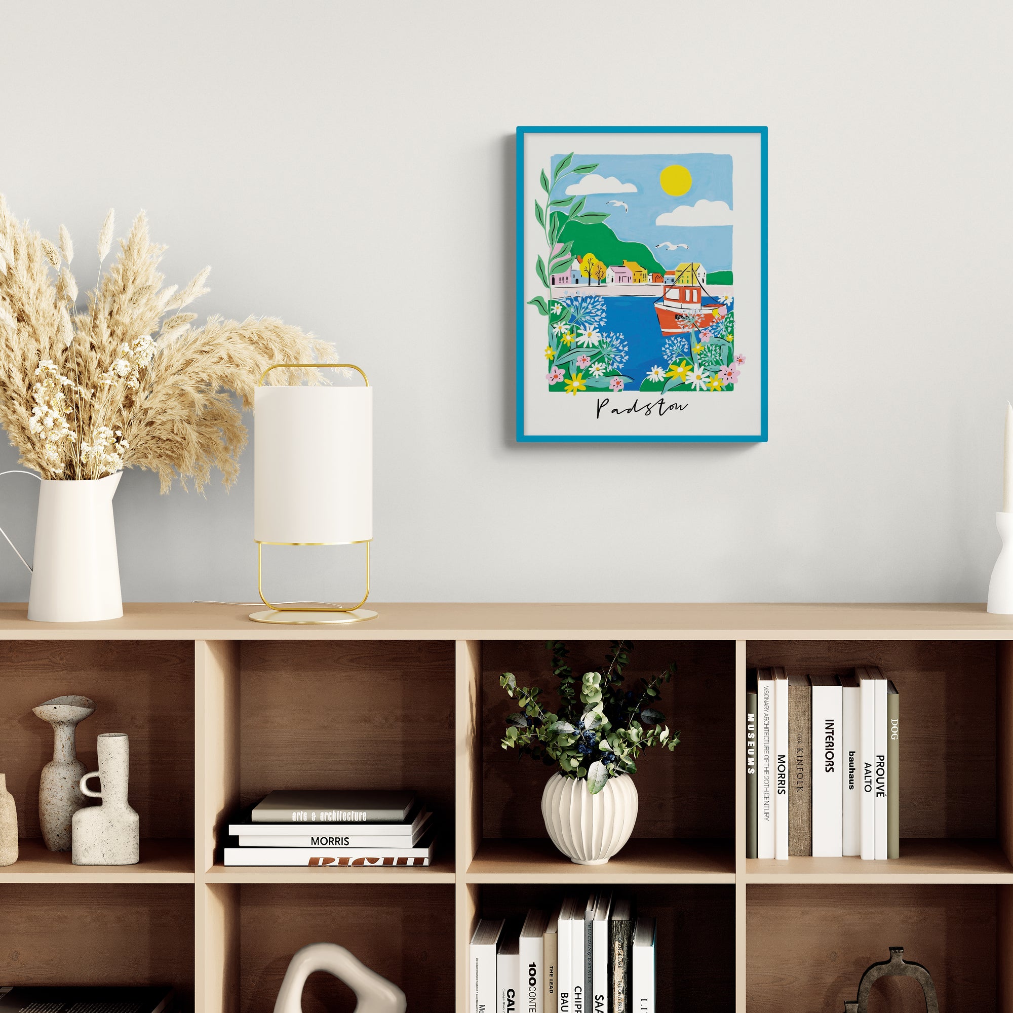 Padstow Brights Framed Print - Whistlefish
