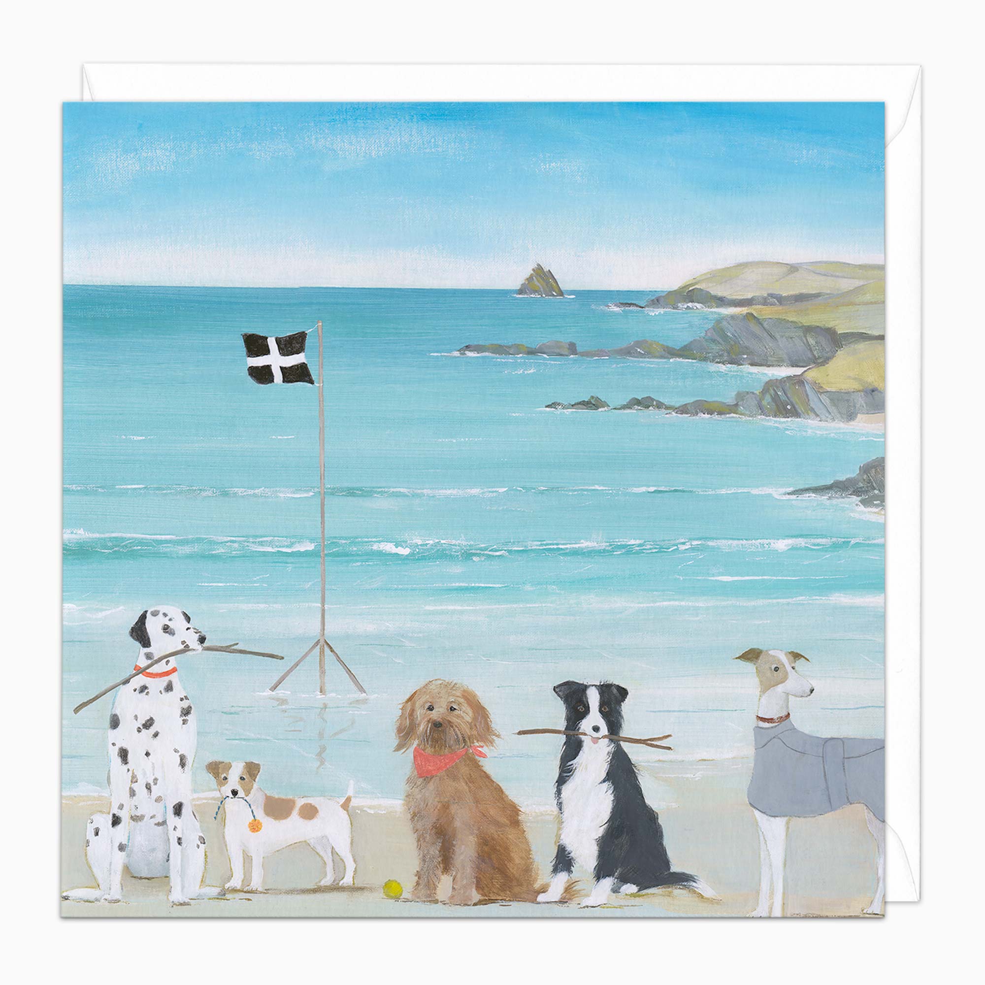 Greeting Card-H157 - Man's Best Friend Art Card-Whistlefish