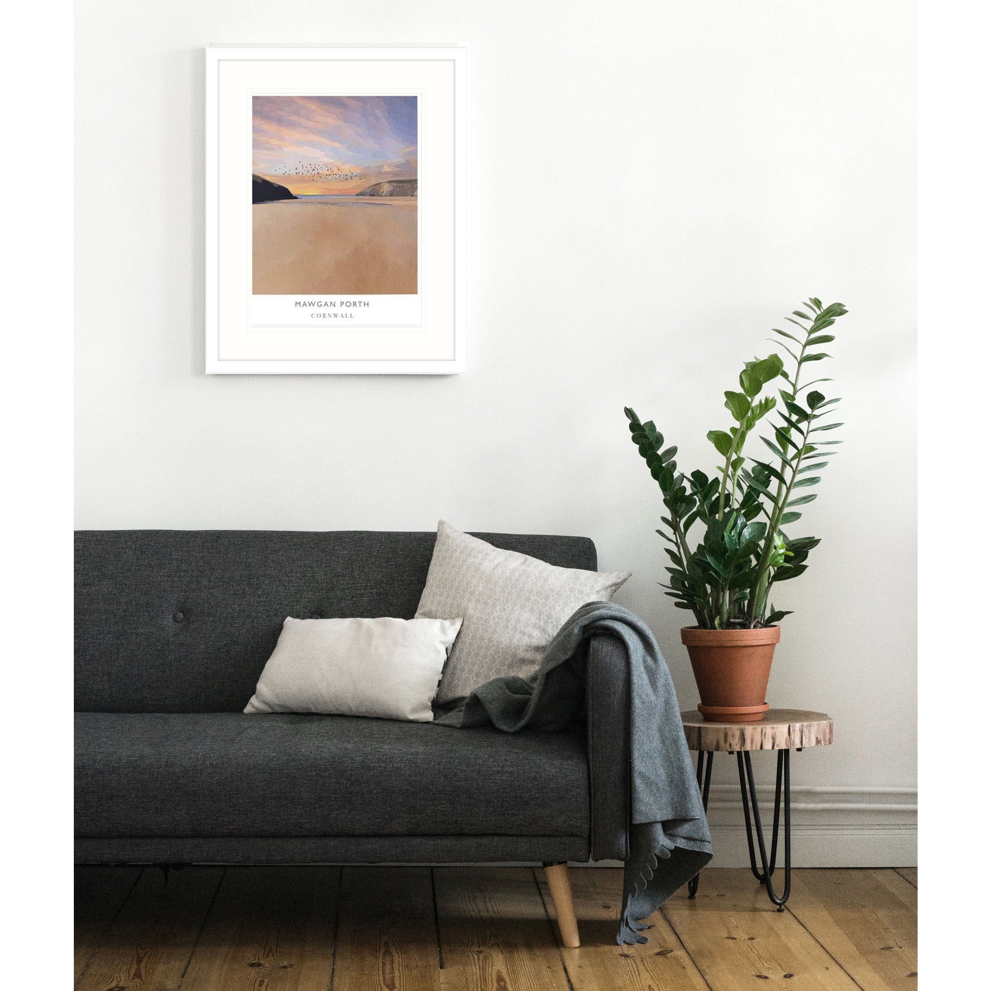 Framed Print-WF219F - Mawgan Porth Framed Print-Whistlefish
