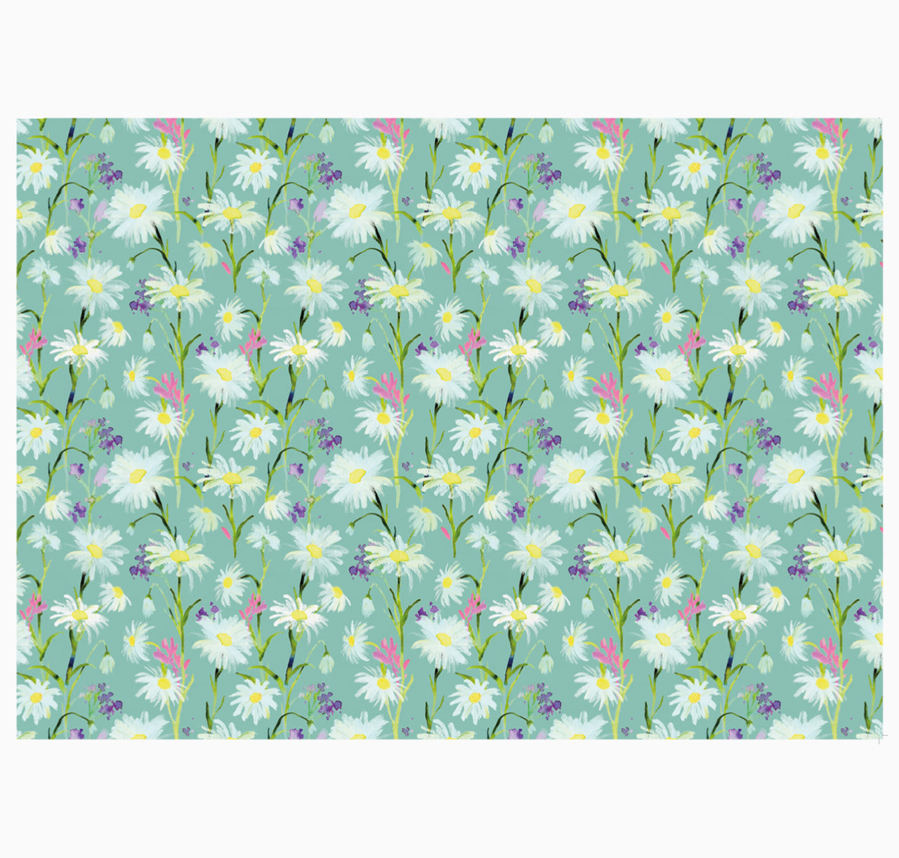 Wrapping Paper-GWP87 - Messy Daisies Wrapping Paper-Whistlefish