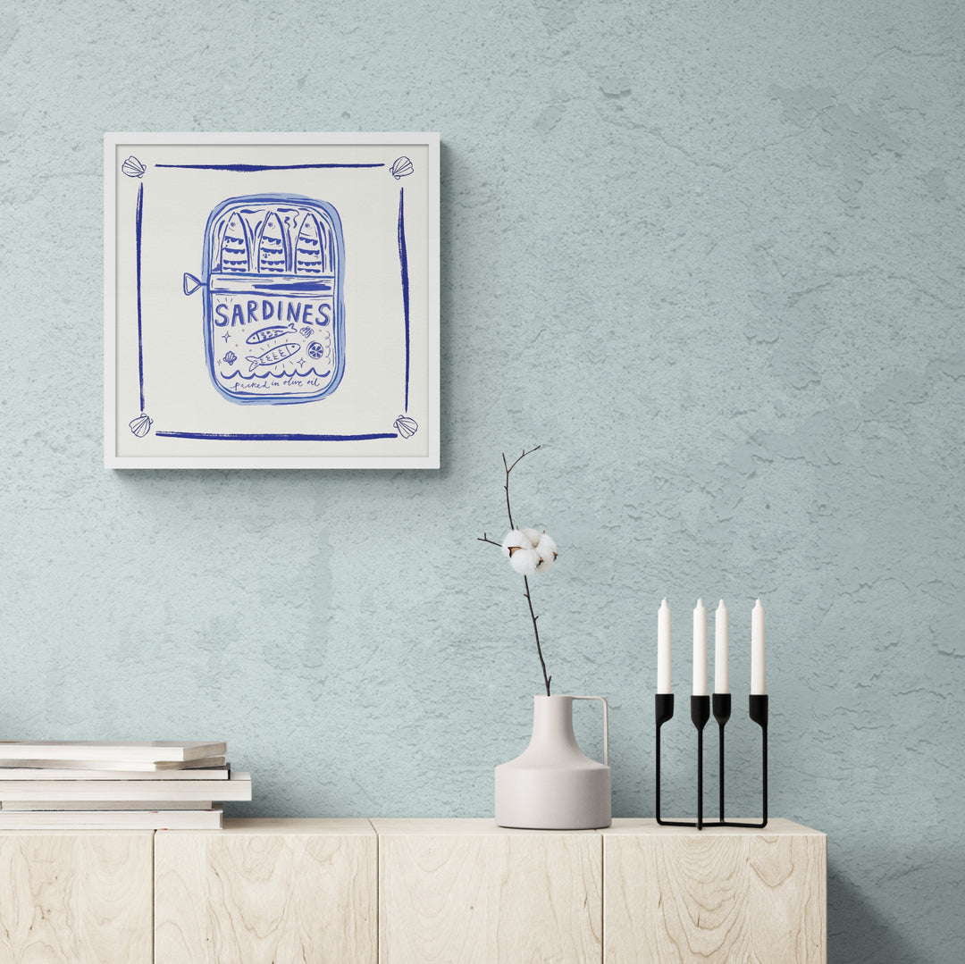 Sardines & Shells Framed Print - Whistlefish