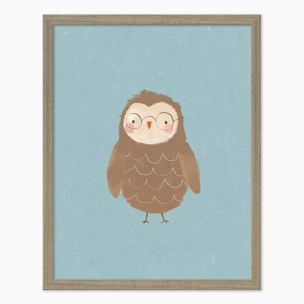 Owl Medium Framed Print - Whistlefish
