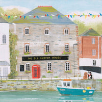 Padstow Phone Box Art Print - Whistlefish
