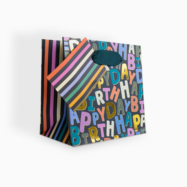 Party Letters Birthday Small Gift Bag - Whistlefish
