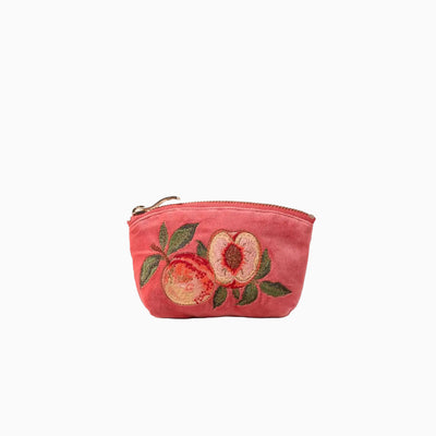 Spiced Coral Summer Peach Coin Purse - Whistlefish