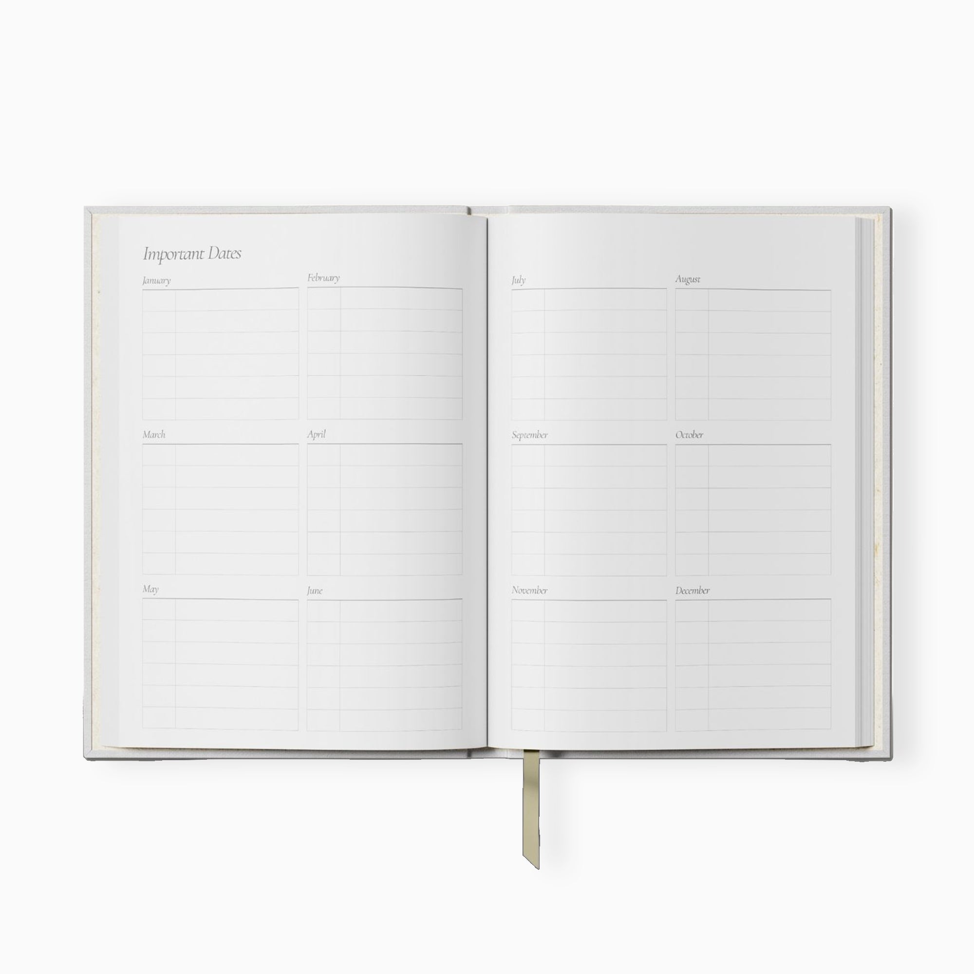 Daily Planner-DPL-PKST - Pink Stripe Daily Planner-Yop & Tom