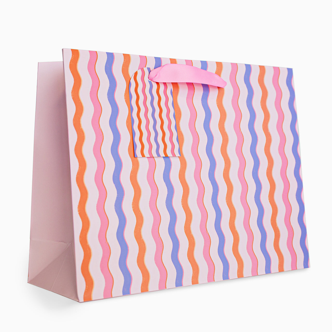 Gift Bag-WGB08MB - Pink Wibbles Medium Gift Bag-Whistlefish