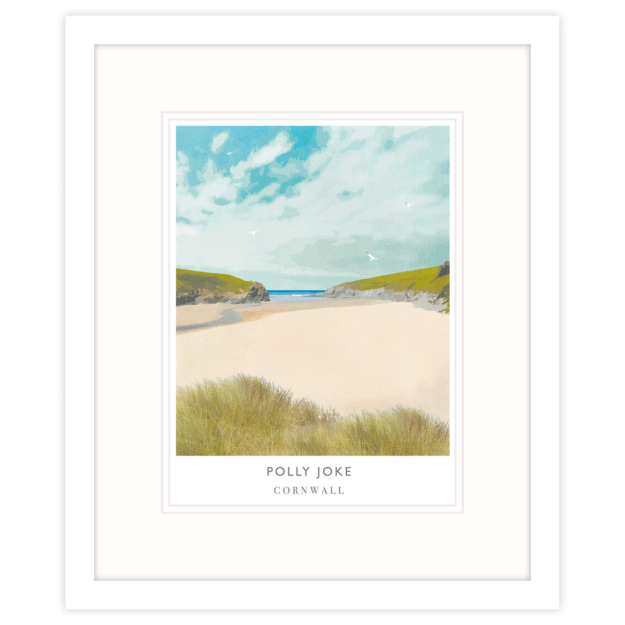 Framed Print-WF296F - Polly Joke Framed Print-Whistlefish
