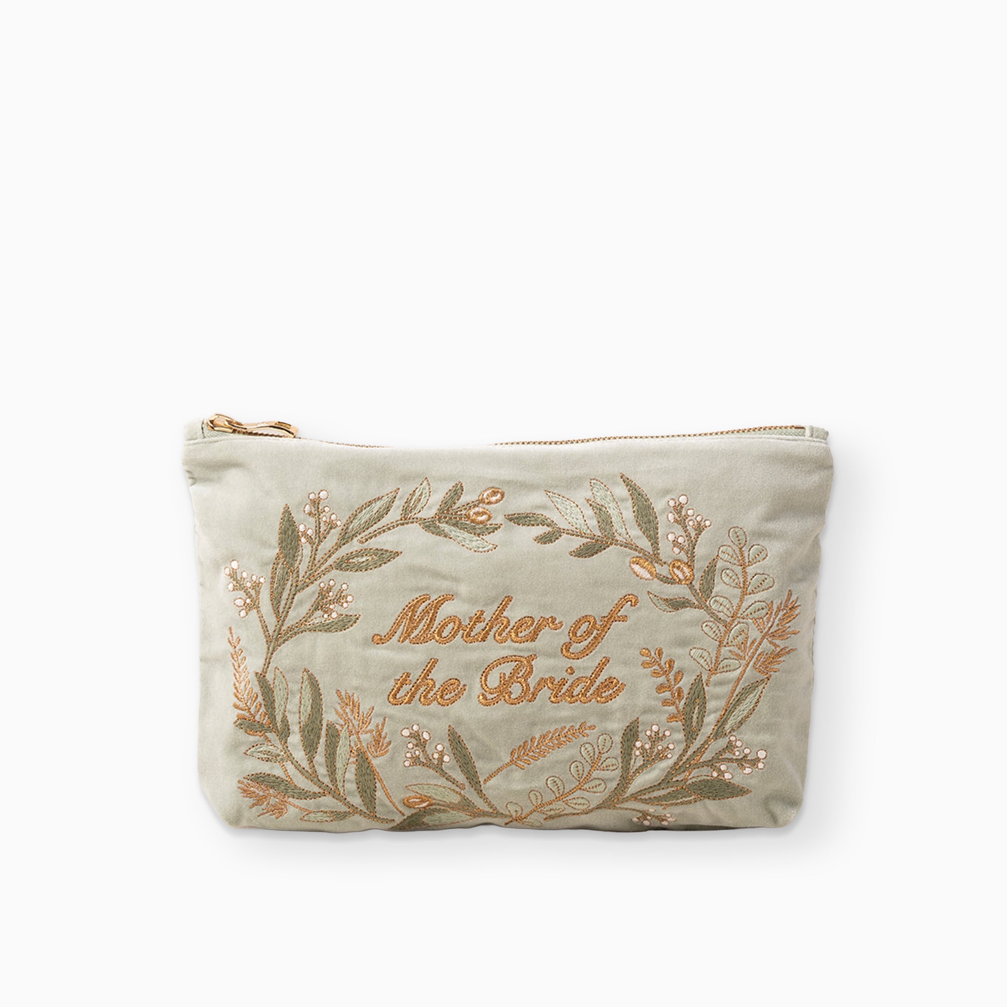 Pouch-97328 - Pressed Flowers Mother of the Bride Pouch-Elizabeth Scarlett