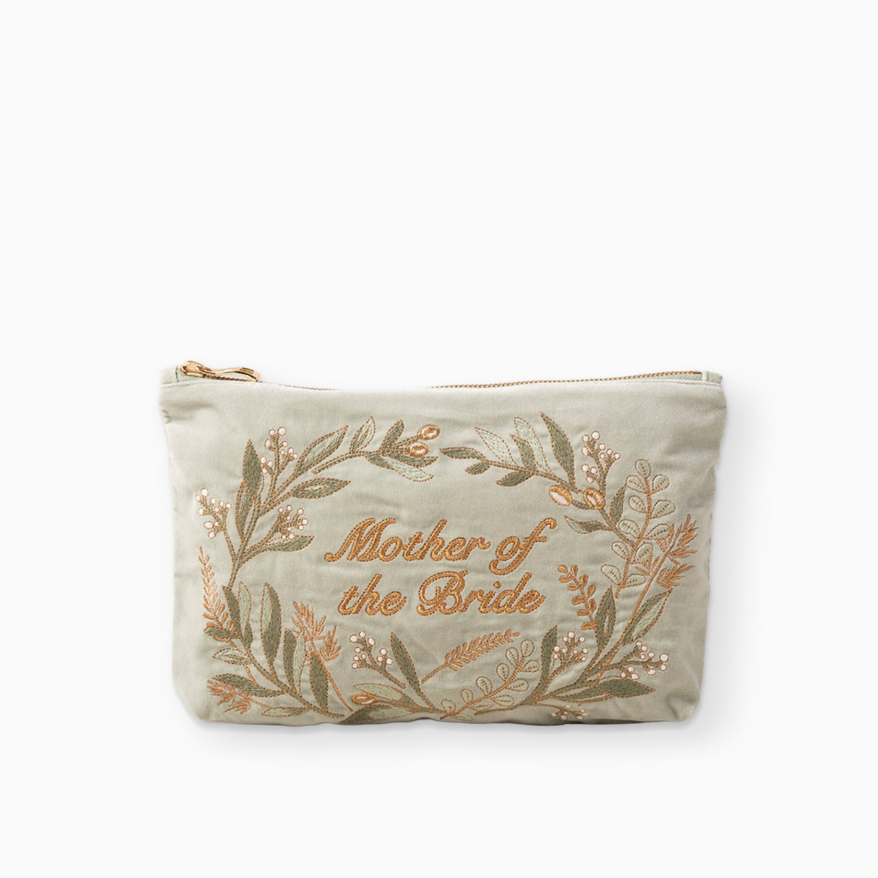 Pouch-97328 - Pressed Flowers Mother of the Bride Pouch-Elizabeth Scarlett