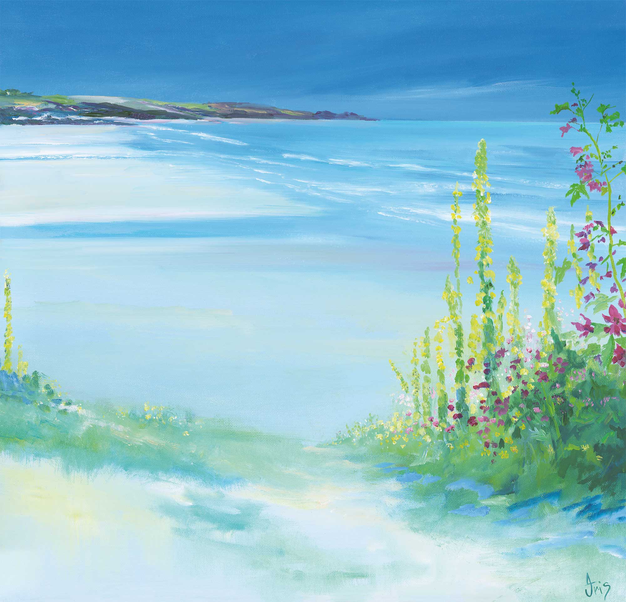 Pretty Perranuthno Small Art Print Whistlefish
