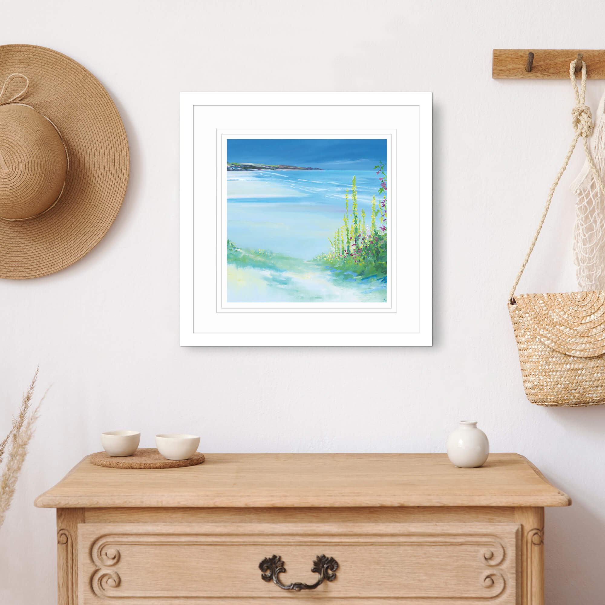 Framed Print-IC279F - Pretty Perranuthno Small-Whistlefish