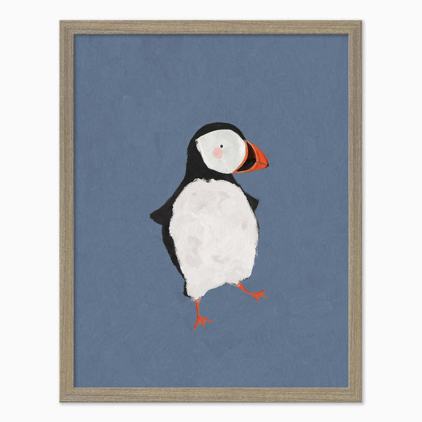 Puffin Medium Framed Print - Whistlefish