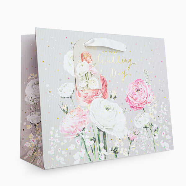 Gift Bag-RA01MB - Ranunculus Blooms Medium Gift Bag-Whistlefish