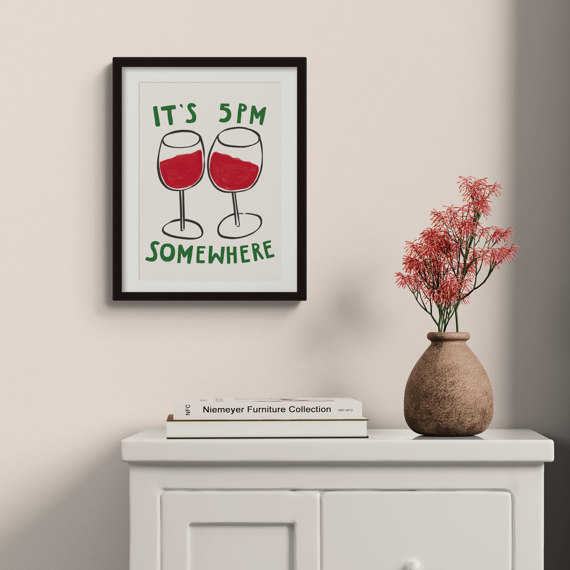 5pm Somewhere Framed Print - Whistlefish
